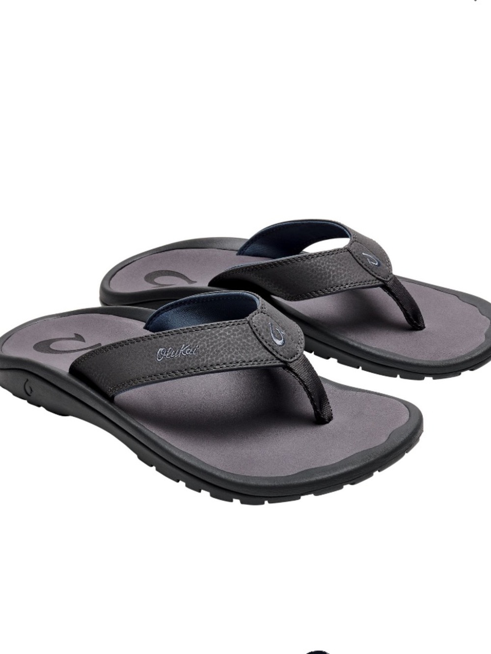 OluKai Mens Ohana Sandals Water Resistant Flip Flops Arch Support 8‎ Pavement
